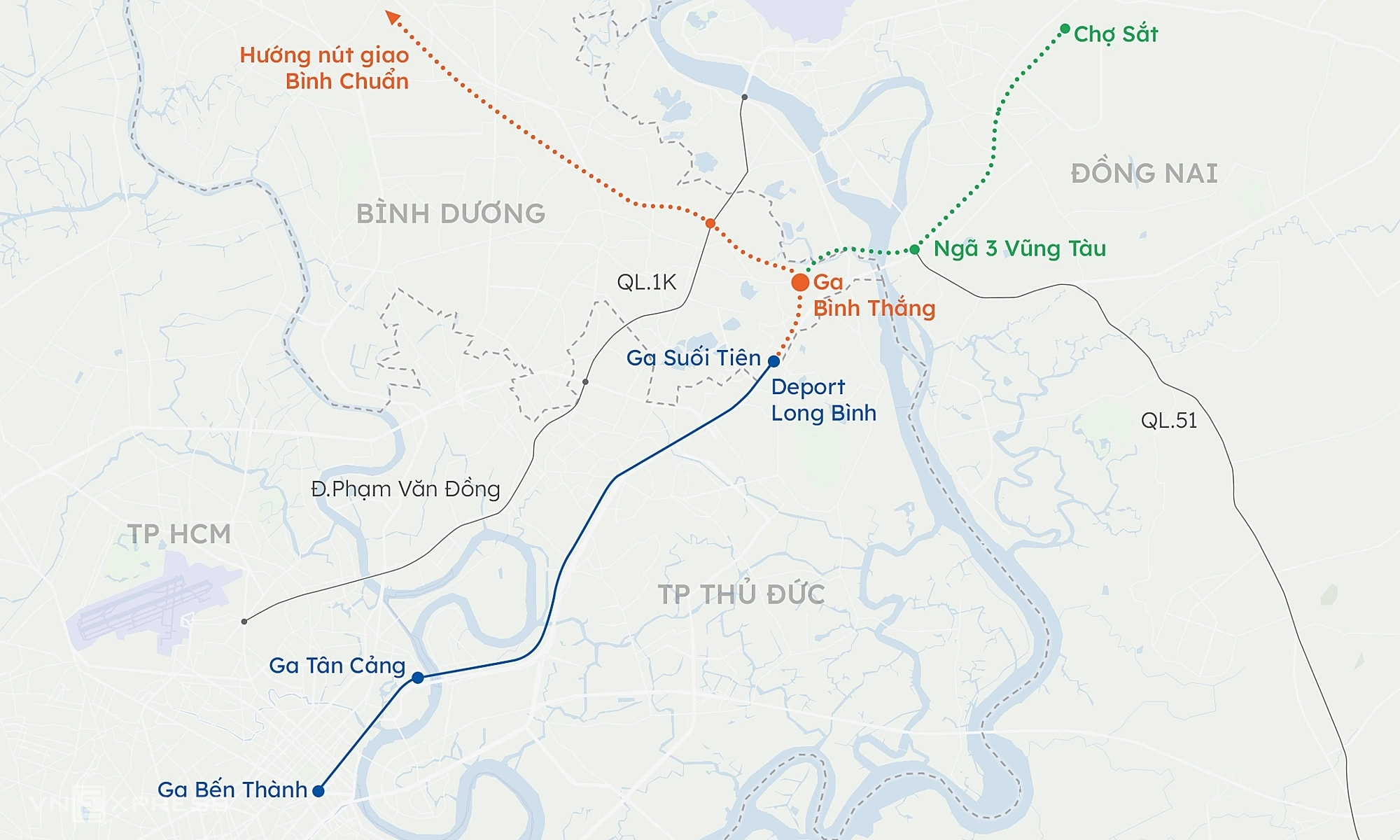 Tuyến Metro kết nối Monrei Saigon